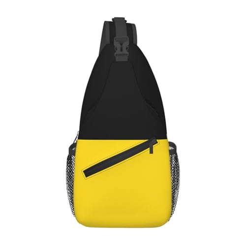 Baden-Württemberg-Flagge, lässige Umhängetasche, langlebig, großes Fassungsvermögen, leicht und atmungsaktiv, geeignet für verschiedene Veranstaltungsorte im Freien von BOAIHH