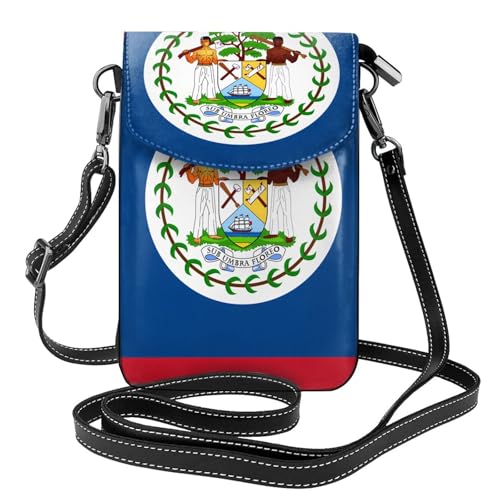 Belize-Flagge, leichte Schultertasche mit mehreren Taschen, mit Magnetverschluss, geeignet für Reisen und den täglichen Gebrauch von BOAIHH