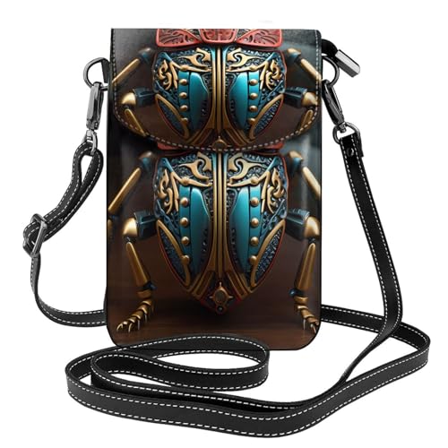 Bunte Käfer-Schultertasche mit mehreren Taschen, leicht, mit Magnetverschluss, geeignet für Reisen und den täglichen Gebrauch von BOAIHH