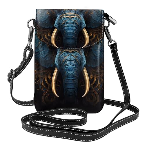Eerie Elephant Multi Pocket Leichte Umhängetasche mit Magnetverschluss Geeignet für Reisen und den täglichen Gebrauch von BOAIHH