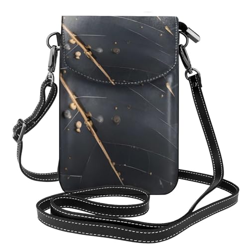 Enchanted Plant Leaves Multi Pocket Lightweight Shoulder Bag with Magnetic Closure Suitable for Travel and Daily Use Enchanted Plant Leaves Multi Pocket Lightweight Shoulder Bag with Magnetic Closure Suitable for Travel and Daily Use von BOAIHH