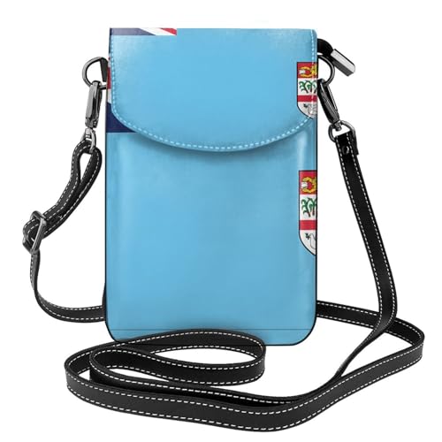 Fidschi-Flagge, mehrere Taschen, leichte Schultertasche mit Magnetverschluss, geeignet für Reisen und den täglichen Gebrauch von BOAIHH