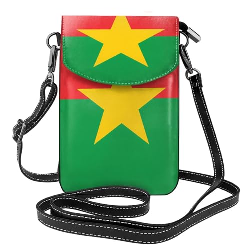 Flag of Burkina Faso Multi Pocket Lightweight Shoulder Bag with Magnetic Closure Suitable for Travel and Daily Use von BOAIHH