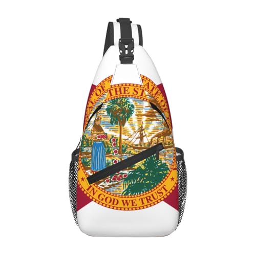 Flag of Florida Casual Crossbody Bag Durable Large Capacity Lightweight and Breathable Suitable for Various Outdoor Venues von BOAIHH