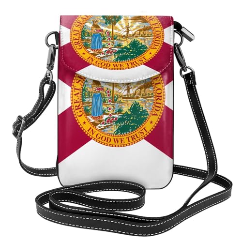 Flag of Florida Multi Pocket Lightweight Shoulder Bag with Magnetic Closure Suitable for Travel and Daily Use von BOAIHH