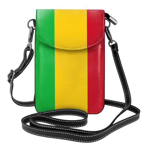 Flag of Mali Multi Pocket Lightweight Shoulder Bag with Magnetic Closure Suitable for Travel and Daily Use von BOAIHH