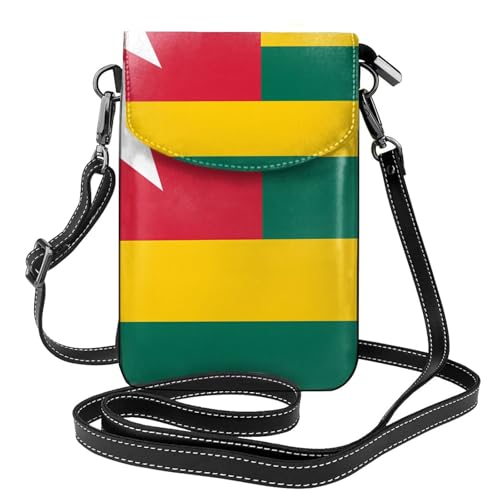 Flag of Togo Multi Pocket Lightweight Shoulder Bag with Magnetic Closure Suitable for Travel and Daily Use Flag of Togo Multi Pocket Lightweight Shoulder Bag with Magnetic Closure Suitable for Travel and Daily Use von BOAIHH