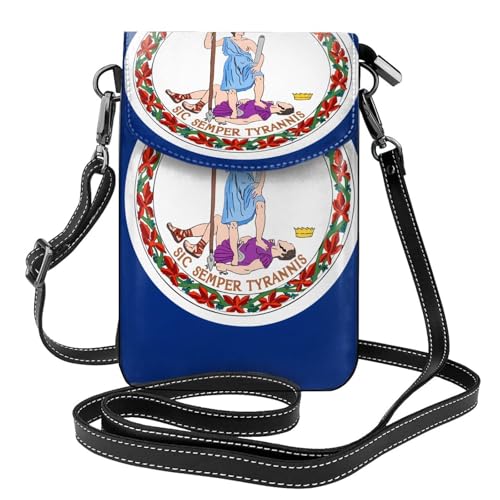 Flag of Virginia Multi Pocket Lightweight Shoulder Bag with Magnetic Closure Suitable for Travel and Daily Use Flag of Virginia Multi Pocket Lightweight Shoulder Bag with Magnetic Closure Suitable for Travel and Daily Use von BOAIHH