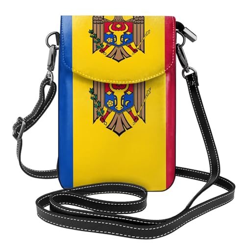 Flagge von Moldawien Multi Pocket Leichte Umhängetasche mit Magnetverschluss Geeignet für Reisen und den täglichen Gebrauch von BOAIHH