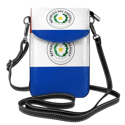 Flagge von Paraguay Multi Pocket Leichte Umhängetasche mit Magnetverschluss Geeignet für Reisen und den täglichen Gebrauch von BOAIHH