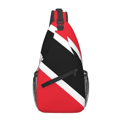 Flagge von Trinidad und Tobago, lässige Umhängetasche, langlebig, großes Fassungsvermögen, leicht und atmungsaktiv, geeignet für verschiedene Veranstaltungsorte im Freien von BOAIHH