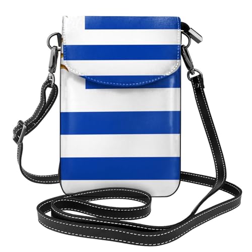 Flagge von Uruguay Multi Pocket Leichte Umhängetasche mit Magnetverschluss Geeignet für Reisen und den täglichen Gebrauch von BOAIHH