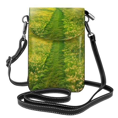 Grassland paths Umhängetasche mit mehreren Taschen, leicht, mit Magnetverschluss, geeignet für Reisen und den täglichen Gebrauch von BOAIHH