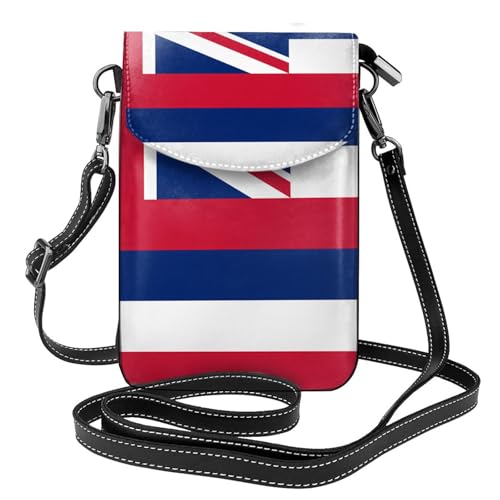 Hawaii-Flagge, mehrere Taschen, leichte Schultertasche mit Magnetverschluss, geeignet für Reisen und den täglichen Gebrauch von BOAIHH