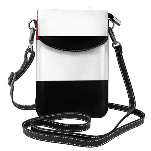 Jemenitische Flagge, mehrere Taschen, leichte Schultertasche mit Magnetverschluss, geeignet für Reisen und den täglichen Gebrauch von BOAIHH