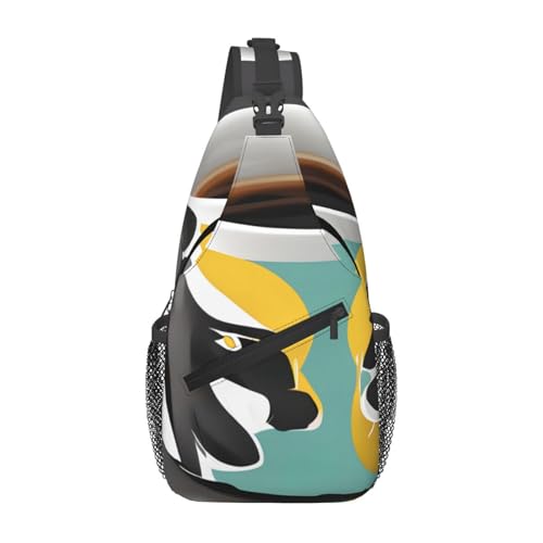 Kaffeetasse, lässige Umhängetasche, langlebig, großes Fassungsvermögen, leicht und atmungsaktiv, geeignet für verschiedene Veranstaltungsorte im Freien von BOAIHH