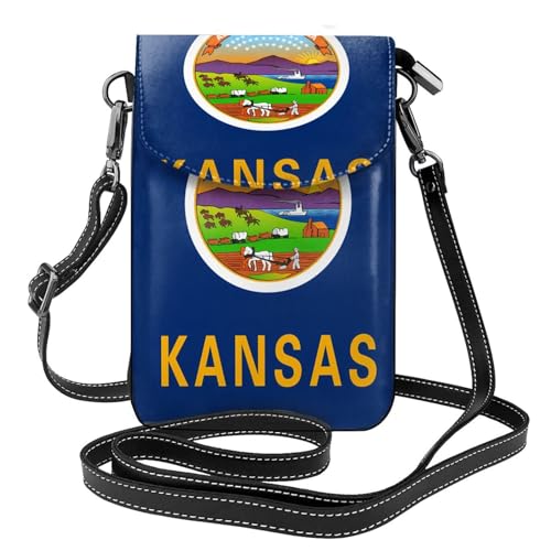 Kansas State Flag Multi Pocket Lightweight Shoulder Bag with Magnetic Closure Suitable for Travel and Daily Use Kansas State Flag Multi Pocket Lightweight Shoulder Bag with Magnetic Closure Suitable for Travel and Daily Use von BOAIHH