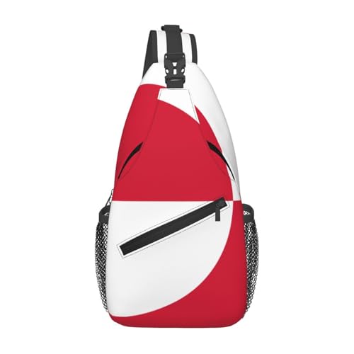 Lässige Umhängetasche mit Grönland-Flagge, langlebig, großes Fassungsvermögen, leicht und atmungsaktiv, geeignet für verschiedene Veranstaltungsorte im Freien von BOAIHH