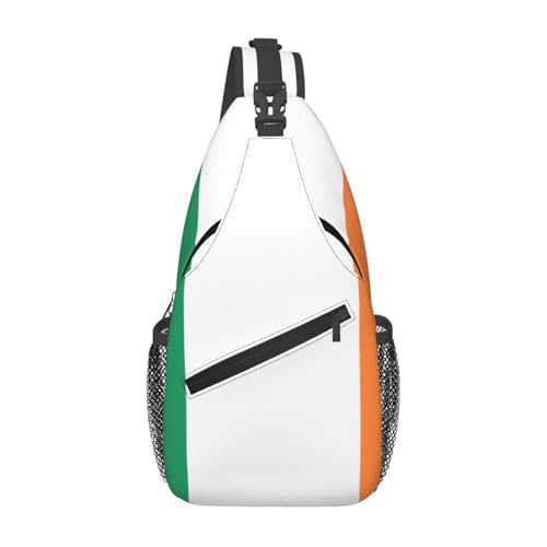 Lässige Umhängetasche mit irischer Flagge, langlebig, großes Fassungsvermögen, leicht und atmungsaktiv, geeignet für verschiedene Veranstaltungsorte im Freien von BOAIHH