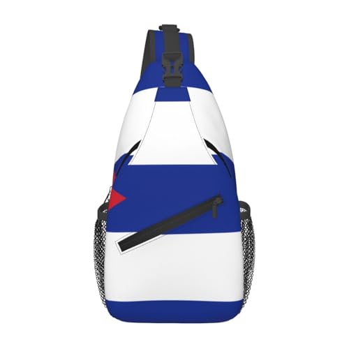 Lässige Umhängetasche mit kubanischer Flagge, langlebig, großes Fassungsvermögen, leicht und atmungsaktiv, geeignet für verschiedene Veranstaltungsorte im Freien von BOAIHH