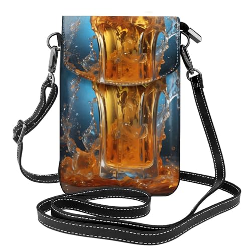 Leichte Schultertasche aus Bierschaum mit mehreren Taschen, mit Magnetverschluss, geeignet für Reisen und den täglichen Gebrauch von BOAIHH