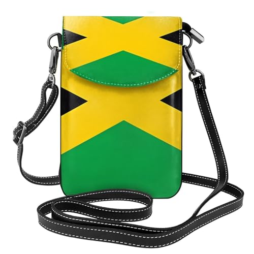 Leichte Schultertasche mit Jamaika-Flagge, mehrere Taschen, mit Magnetverschluss, geeignet für Reisen und den täglichen Gebrauch von BOAIHH