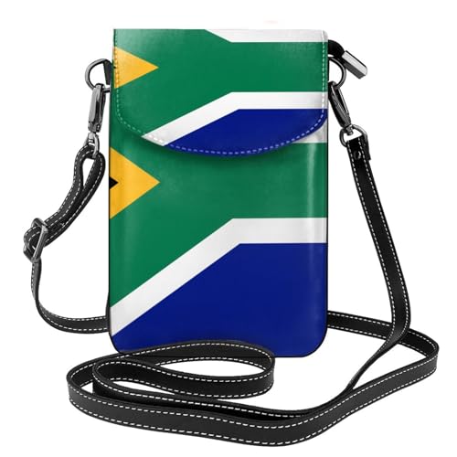 Leichte Umhängetasche mit Südafrikanische Flagge, mehrere Taschen, mit Magnetverschluss, geeignet für Reisen und den täglichen Gebrauch von BOAIHH