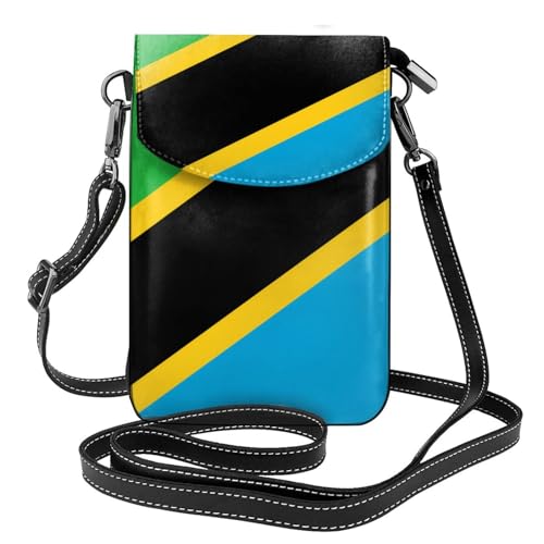 Leichte Umhängetasche mit Tansania-Flagge, mehrere Taschen, mit Magnetverschluss, geeignet für Reisen und den täglichen Gebrauch von BOAIHH