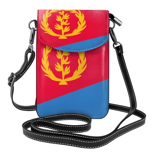 Leichte Umhängetasche mit eritreischer Flagge, mehrere Taschen, mit Magnetverschluss, geeignet für Reisen und den täglichen Gebrauch von BOAIHH