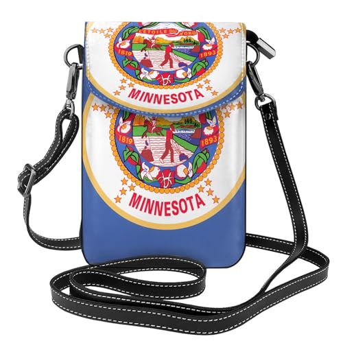Minnesota State Flag Multi Pocket Lightweight Shoulder Bag with Magnetic Closure Suitable for Travel and Daily Use Minnesota State Flag Multi Pocket Lightweight Shoulder Bag with Magnetic Closure Suitable for Travel and Daily Use von BOAIHH