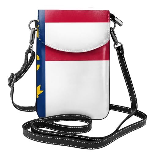 North Dakota Flag Multi Pocket Leichte Umhängetasche mit Magnetverschluss Geeignet für Reisen und den täglichen Gebrauch von BOAIHH