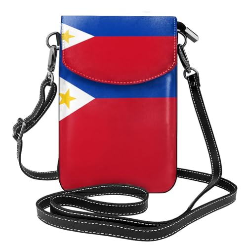 Philippinische Flagge, mehrere Taschen, leichte Schultertasche mit Magnetverschluss, geeignet für Reisen und den täglichen Gebrauch von BOAIHH