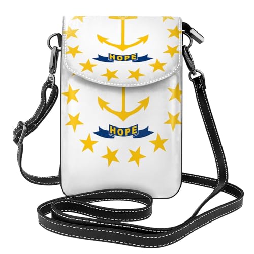 Rhode Island State Flag Multi Pocket Lightweight Shoulder Bag with Magnetic Closure Suitable for Travel and Daily Use Rhode Island State Flag Multi Pocket Lightweight Shoulder Bag with Magnetic Closure Suitable for Travel and Daily Use von BOAIHH