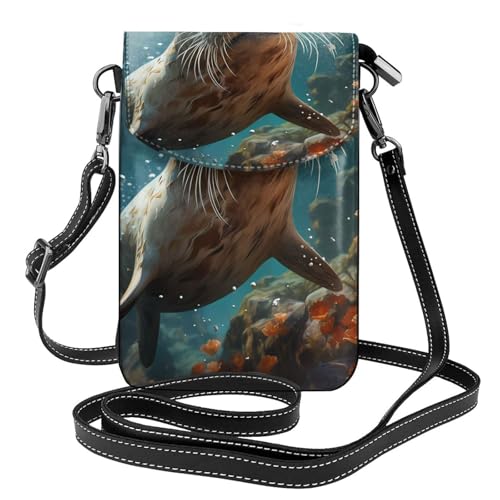 Seal Pup in Water Multi Pocket Lightweight Shoulder Bag with Magnetic Closure Suitable for Travel and Daily Use Seal Pup in Water Multi Pocket Lightweight Shoulder Bag with Magnetic Closure Suitable for Travel and Daily Use von BOAIHH