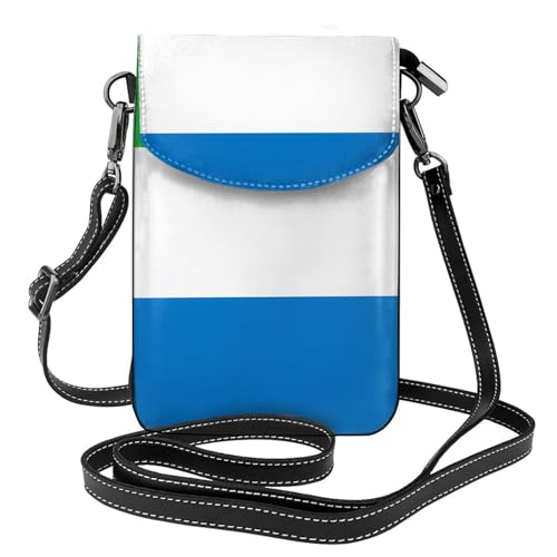 Sierra Leone Flagge Multi Pocket Leichte Umhängetasche mit Magnetverschluss Geeignet für Reisen und den täglichen Gebrauch von BOAIHH