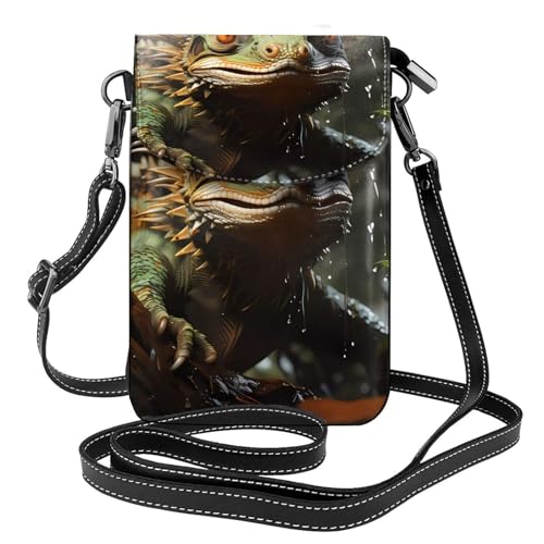 Spiny Lizards Multi Pocket Leichte Umhängetasche mit Magnetverschluss, geeignet für Reisen und den täglichen Gebrauch von BOAIHH