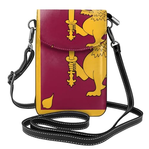Sri Lanka Flag Multi Pocket Lightweight Shoulder Bag with Magnetic Closure Suitable for Travel and Daily Use von BOAIHH