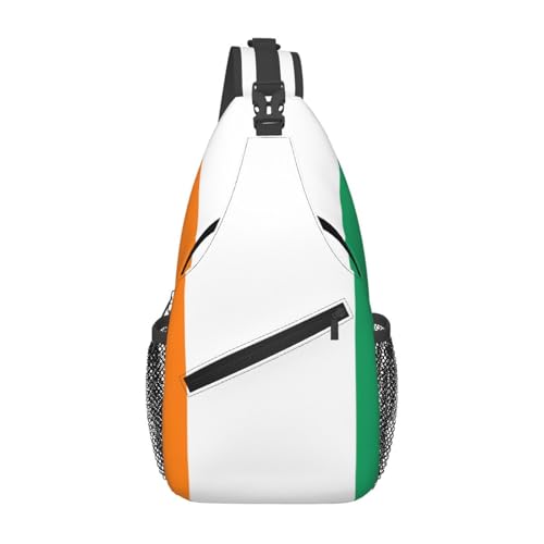 Umhängetasche mit Flagge der Elfenbeinküste, langlebig, großes Fassungsvermögen, leicht und atmungsaktiv, geeignet für verschiedene Veranstaltungsorte im Freien von BOAIHH