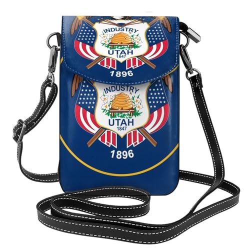Utah Flag Multi Pocket Lightweight Shoulder Bag with Magnetic Closure Suitable for Travel and Daily Use von BOAIHH