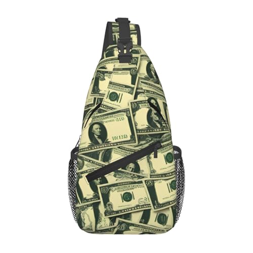 Viele Cartoon-Dollar-Umhängetasche, langlebig, großes Fassungsvermögen, leicht und atmungsaktiv, geeignet für verschiedene Veranstaltungsorte im Freien von BOAIHH