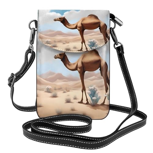 Walking Camel Umhängetasche mit mehreren Taschen, leicht, mit Magnetverschluss, geeignet für Reisen und den täglichen Gebrauch von BOAIHH