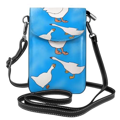 White Goose House Umhängetasche mit mehreren Taschen, leicht, mit Magnetverschluss, geeignet für Reisen und den täglichen Gebrauch von BOAIHH