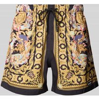 BOARDIES Badehose im Allover-Look Modell 'Baroque' in Gold, Größe XXL von BOARDIES