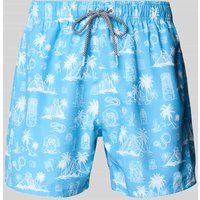 BOARDIES Badehose mit elastischem Bund Modell 'Maya' in Ocean, Größe XXL von BOARDIES