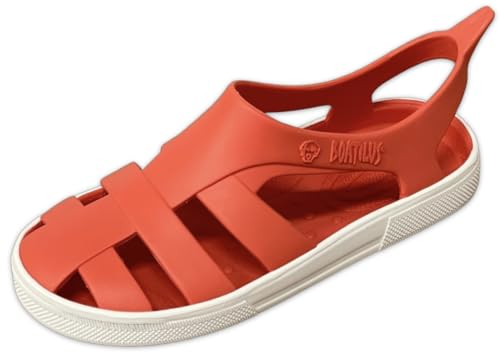 BOATILUS BIOTY MEER- UND STRANDSANDALEN FÜR KINDER BIOTY HOT CORAL TG.34/35 von BOATILUS smelly welly