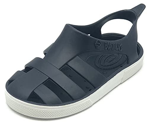 BOATILUS BIOTY Meer- UND Strandsandalen FÜR Kinder BLAU-Weiss TG.26/27 von BOATILUS smelly welly