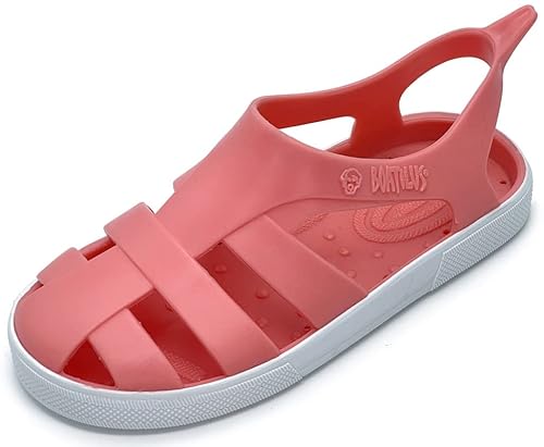 BOATILUS BIOTY MEER- UND STRANDSANDALEN FÜR KINDER FUCHSIA-WEISS TG.20/21 von BOATILUS smelly welly