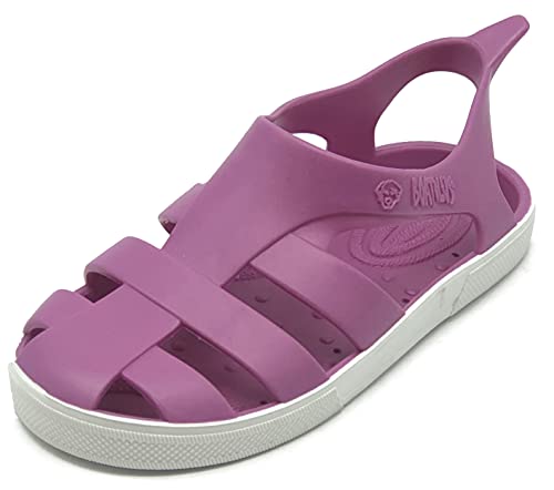 BOATILUS BIOTY MEER- UND STRANDSANDALEN FÜR KINDER FUCHSIA-WEISS TG.32/33 von BOATILUS smelly welly