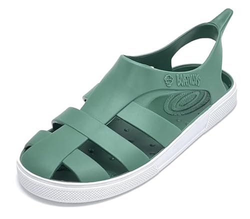 BOATILUS BIOTY Meer- UND Strandsandalen FÜR Kinder BIOTY Forest-Weiss TG.23 von BOATILUS smelly welly