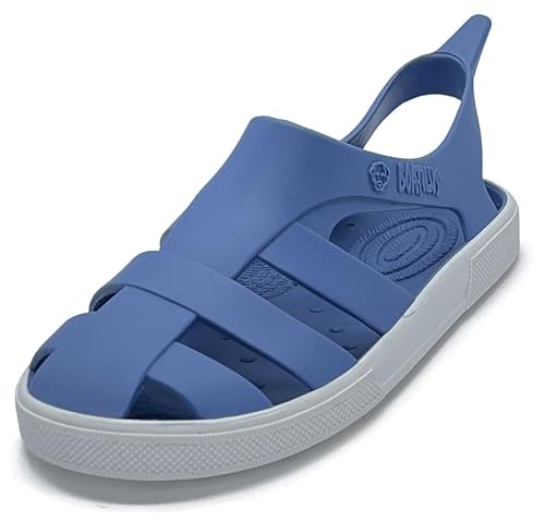 BOATILUS BIOTY Meer- UND Strandsandalen FÜR Kinder BIOTY Jeans-Weiss TG.27 von BOATILUS smelly welly